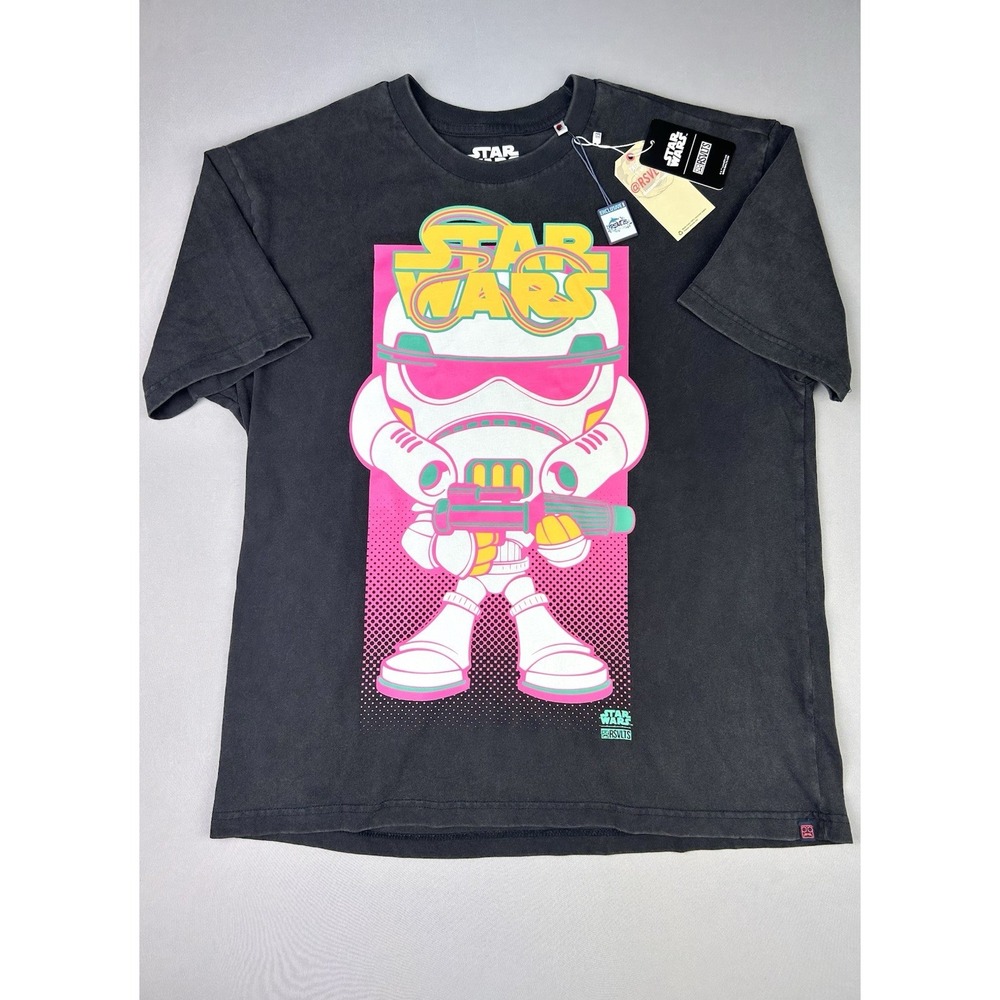SDCC RSVLTS Men's‎ L Star Wars Stormtrooper Neon Graphic Tee Shirt NEW NWT
